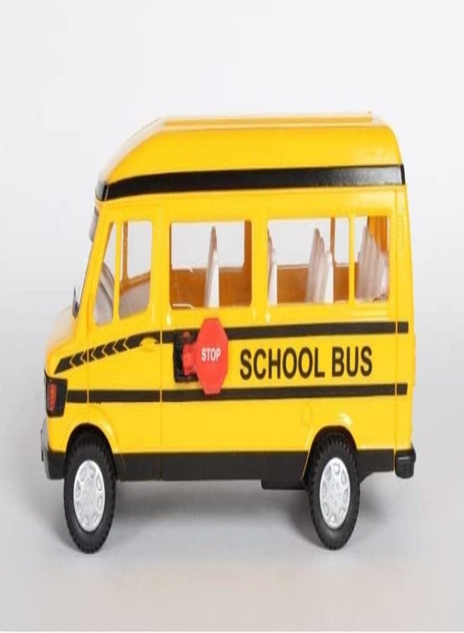 USCATALOG Travel India & School Bus Combo for Students, Pull Back Action Toys Gw16 - Image 1